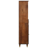 Bathroom Cabinet Honey brown 38 x 33 x 160 cm Solid Mango Wood 4018758