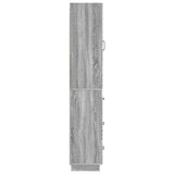 Cabinet Set 2 pcs Grey Sonoma 33 x 34.5 x 87 cm Engineered Wood 3416814