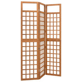 3-Panel Room Divider/Trellis Solid Fir Wood 121x180.5 cm 316478