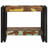 Coffee Table Multicolour 50x50x38 cm Solid Wood Reclaimed 4102723