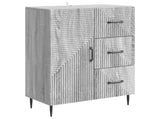 Sideboard Grey Sonoma 66 x 34.5 x 89.5 cm Engineered Wood 894861
