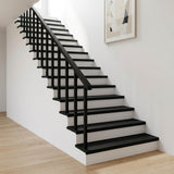 Stair Treads 4 pcs 120 x 25 x 2 cm Black Solid Beech Wood 3446249