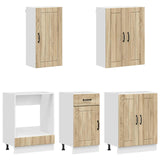 Kitchen Unit LUCCA 5 pcs Sonoma Oak Engineered Wood 3438257