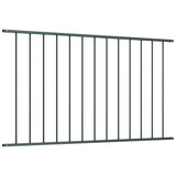 ZNTS Fence Panel Powder-coated Steel 1.7x1.25 m Anthracite 145223