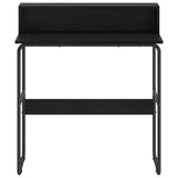 Desk with Storage Black Oak 80 x 50 x 91 cm 8008020
