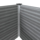Garden Raised Bed WPC 100x50x54 cm Grey 43603