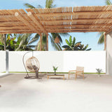 Retractable Side Awning Cream 180x1200 cm 318073