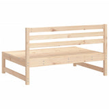 Garden Middle Sofas 2 pcs 120x80 cm Solid Wood Pine 825716