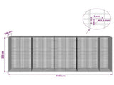Gabion with 3.5 mm Wire and 5x2.5 cm Mesh 450x100x200 cm 3462003
