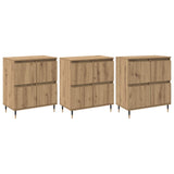 Storage Cabinet 3 pcs Artisan Oak 60 x 35 x 70 cm 3394510