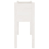 Garden Planters 2 pcs White 70x31x70 cm Solid Pinewood 810822