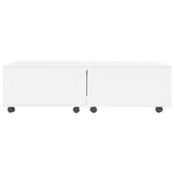 ZNTS Coffee Table High Gloss White 120x60x35 cm 283727