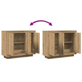 Sideboard Artisan Oak 92x35x75 cm Engineered Wood 856865