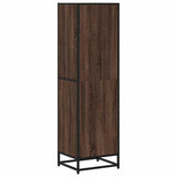 Book Cabinet Brown Oak 40x35x139 cm Engineered Wood 849128
