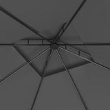 Gazebo 3x3x2.7 m Anthracite 160 g/m 313914