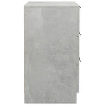 ZNTS Bedside Cabinet Concrete Grey 40x36x65 cm 811276