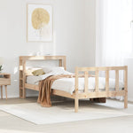 Bed Frame without Mattress 100x200 cm Solid Wood Pine 3305900