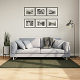 Rug HUARTE Short Pile Soft and Washable Forest Green 120x170 cm 375095