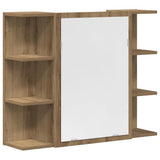 4 Piece Bathroom Furniture Set Artisan Oak Engineered Wood 3328558