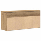 Shoe Bench Artisan Oak 102x30.5x45 cm Engineered Wood 859144
