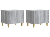 Bedside Cabinet 2 pcs Grey Sonoma 43 x 34.5 x 50 cm 894578