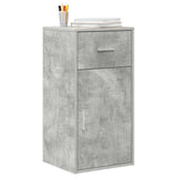 Sideboard with Drawer Concrete Grey 38 x 34 x 75 cm 869549