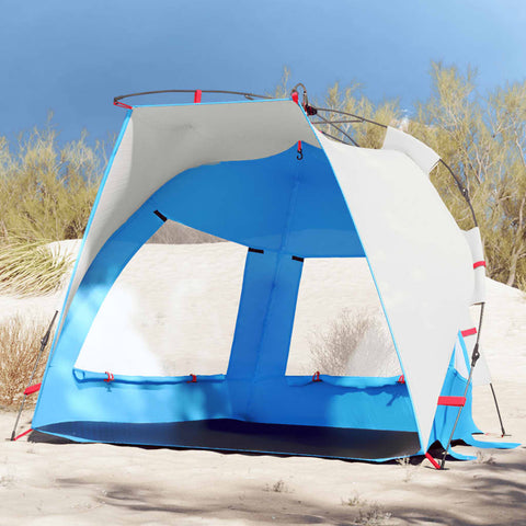 ZNTS Beach Tent 2-Person Azure Blue Quick Release Waterproof 4005290