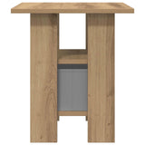 Bedside Table 2 pcs Artisan Oak 41 x 40 x 45 cm Engineered Wood 8000435