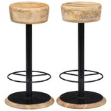 Bar Chairs 2 pcs Solid Mango Wood 247832