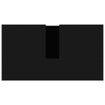 Bathroom Cabinet Black 60x33x61 cm Engineered Wood 802643