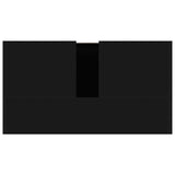 Bathroom Cabinet Black 60x33x61 cm Engineered Wood 802643