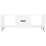 Coffee Table High Gloss White 102x50x40 cm Engineered Wood 829270