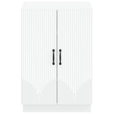 Shoe Cabinet HOORN 59.5 x 39.5 x 87 cm Engineered Wood White 897305
