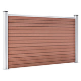 Garden Fence WPC 180x105 cm Brown 49072