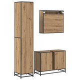 Bathroom Furniture Set 3 pcs Artisan Oak Engineered Wood 3402481