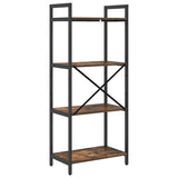 Bookshelf Smoked Oak 56 x 34 x 133.5 cm Engineered Wood 883870