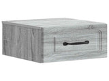 Wall-Mounted Bedside Cabinet 2 pcs Grey Sonoma Engineered Wood 899288
