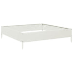 ZNTS Garden Raised Bed White 100x100x26 cm Steel 851018