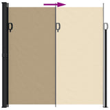 Retractable Side Awning Beige 200x500 cm 4004465