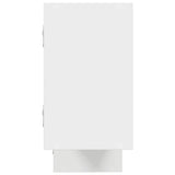 Wall Cube Shelf 5 Compartments White Engineered Wood 859995