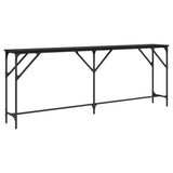 Console Table Black oak 200 x 29 x 75 cm 871342