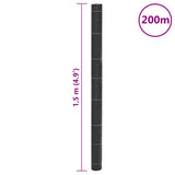 Weed Membrane Black 1.5x200 m PP 4005156