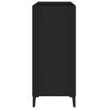 Record Cabinet Black Engineered wood, metal Record Cabinet 831998