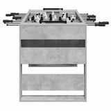 Foosball Table Concrete Grey 146.5 x 74 x 85 cm Engineered Wood 3378202