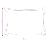 Cushion Cover 6 pcs HOUTEN Dark Grey 50 x 70 cm Boucl 919528