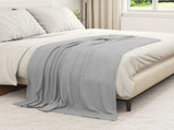 Throw Blankets 6 pcs Grey 170 x 130 cm 1.86 kg Fleece 42017057