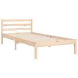 Bed Frame without Mattress Single Solid Wood 3194276