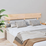 Bed Headboard 154x3x81 cm Solid Wood Pine 819075