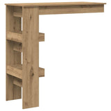 ZNTS Wall Bar Table Artisan Oak 102x45x103.5 cm Engineered Wood 856861