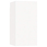 4 Piece TV Cabinet Set White Engineered Wood 3074453